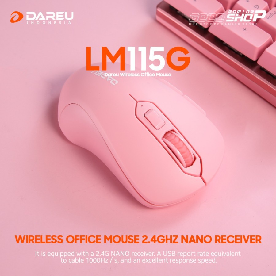 DAREU LM-115G Wireless Office Mouse - Gaming Mouse