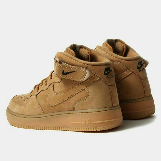 Nike Air Force 1 07 Mid Flax Brown