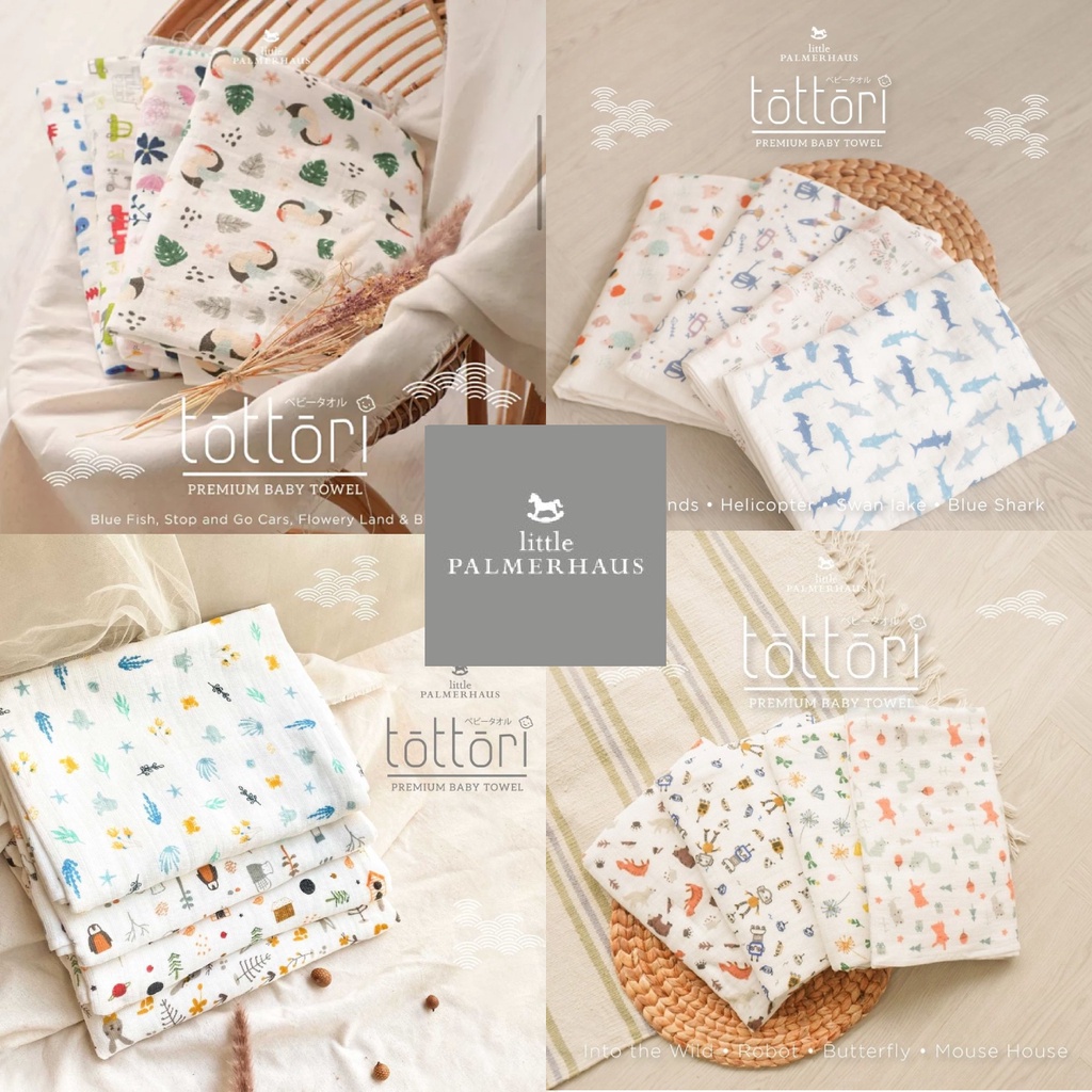 Handuk Bayi Premium TOTTORI Little Palmerhaus by TERRY PALMER - Little Terry Towel