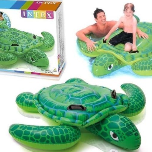 Intex 57524 Pelampung Renang Kura2 Lil Sea Turtle Ride On