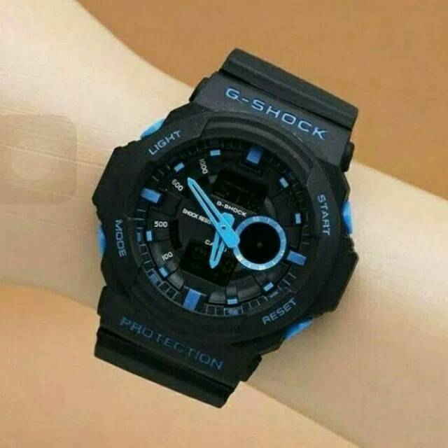 Jam Tangan Pria Casio G-Shock 150 Hitam Biru - Jam Tangan Super Mewah - Jam Tangan Sport