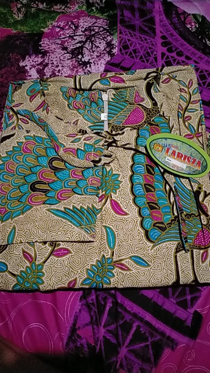 Atasan Batik Dolby Dolbi Dobby Doby Tenun Sutra Tulis Halus Katun Atbm Baron ,sarombit Atasan
