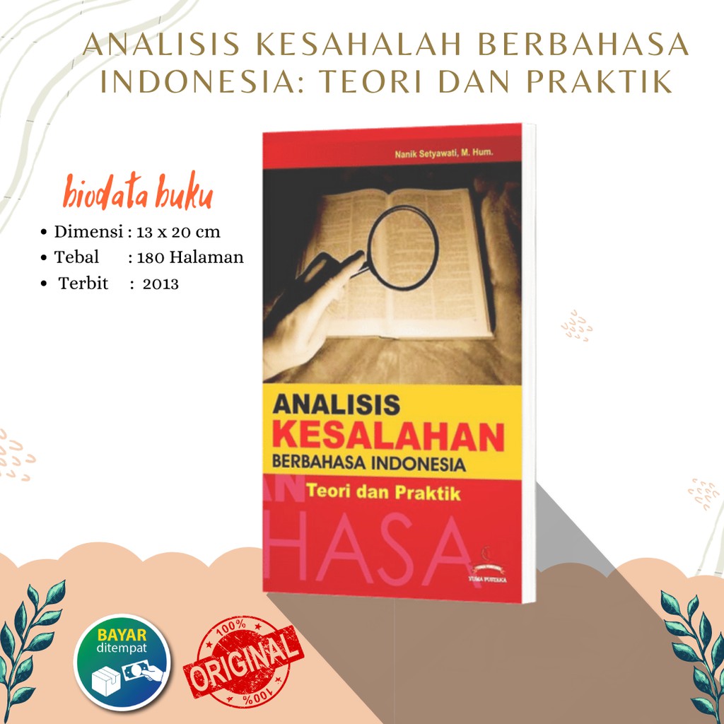 ANALISIS KESALAHAN BERBAHASA INDONESIA, Nanik Setyawati | Shopee Indonesia