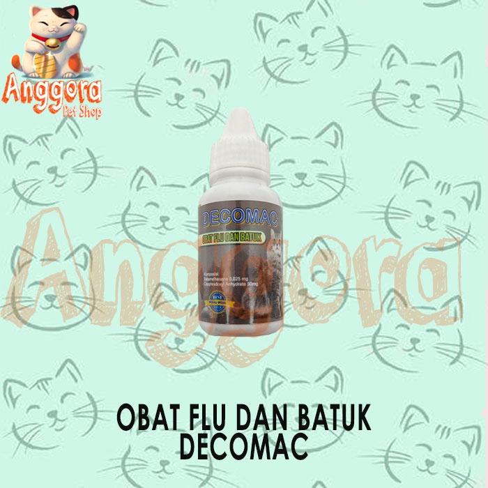 Untuk flu dan batuk kucing - DECOMAC 30ml