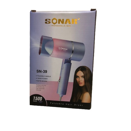 Hairdryer Sonar sn-39 1500 watt ORIGINAL ANGIN KENCANG DAN TIDAK BERISIK