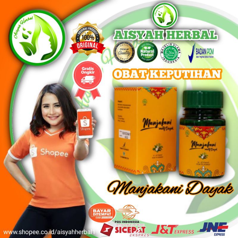 MANJAKANI DAYAK ORIGINAL - Obat herbal atasi keputihan