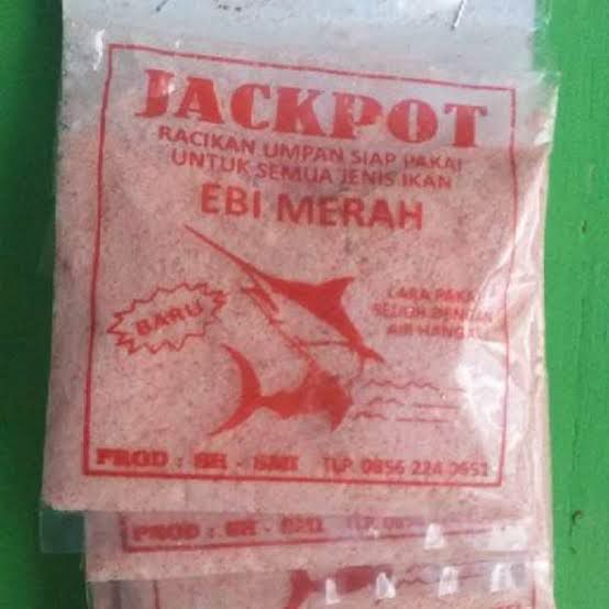 JiTu umpan mancing jackpot EBI MERAH