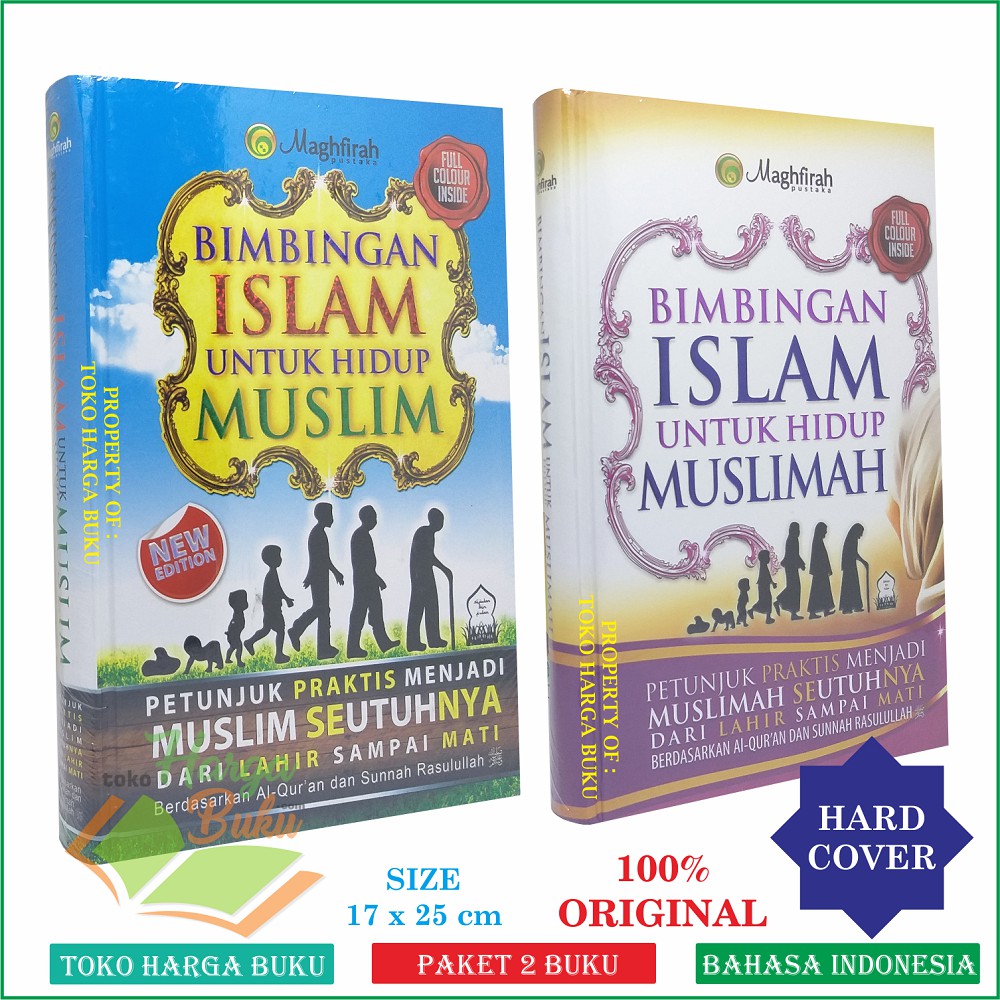 Jual Paket 2 Buku Bimbingan Islam Untuk Hidup Muslim Dan Muslimah ...