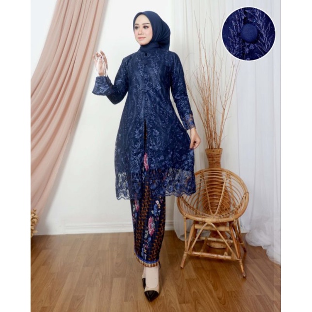 Set Tunik Tille Aldi / Kebaya Pesta / Kebaya Modern