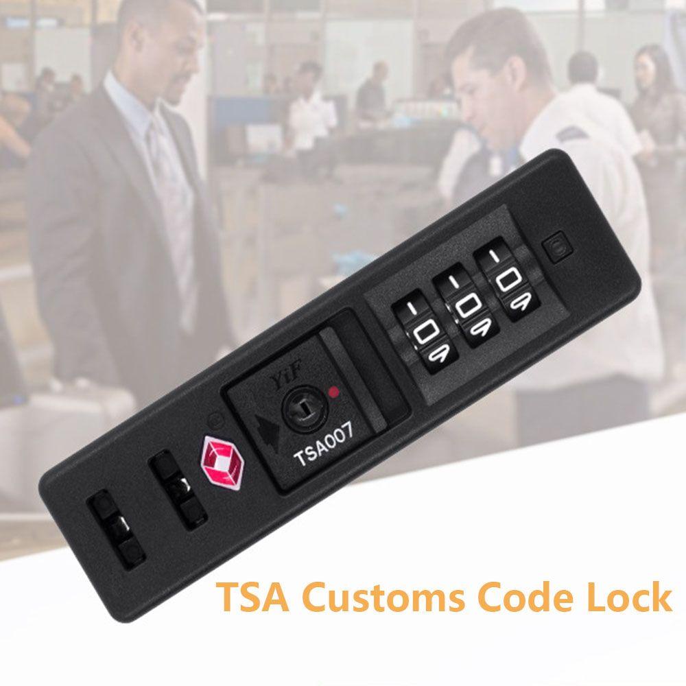 TOP Gembok Kunci Kode TSA Customs Pengaman Pelindung Koper Aman Code Lock