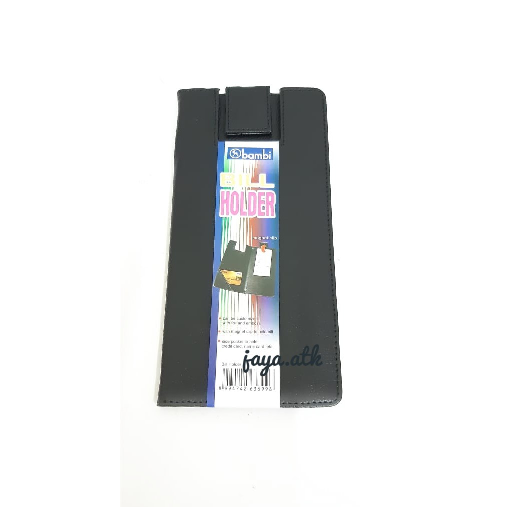 MAP NOTA BILL HOLDER LIPAT TEMPAT NOTA STRUK RESTORAN CAFE BAMBI 7070 PVC