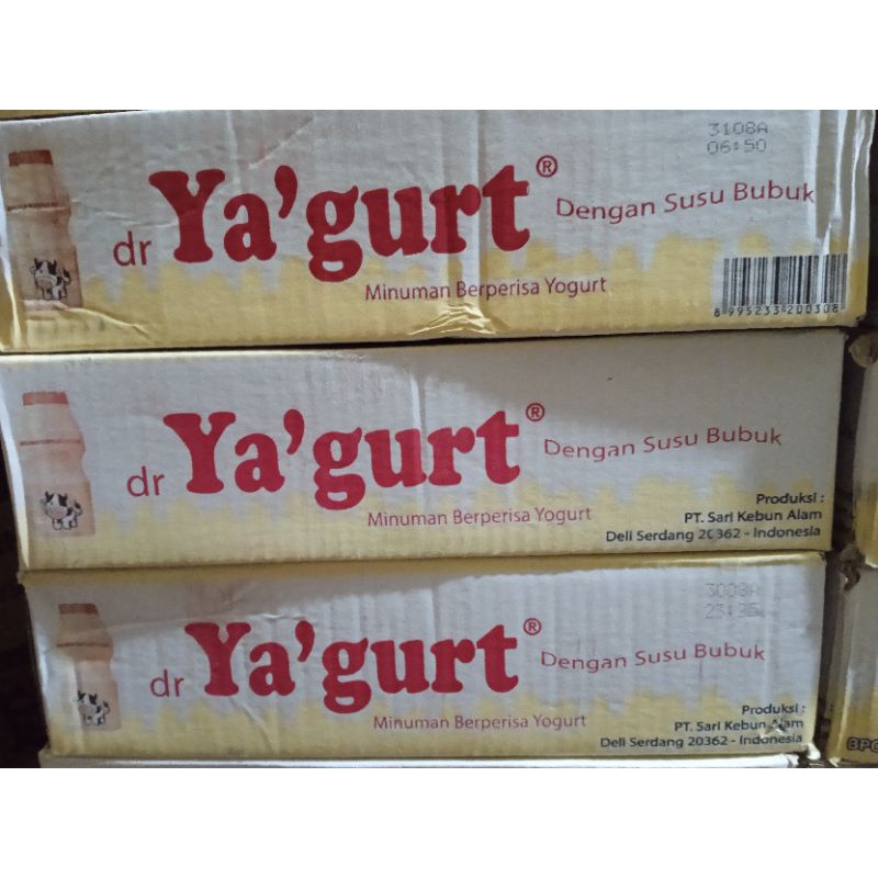 

Minuman Dr Ya'gurt | Yagurt (isi 24)
