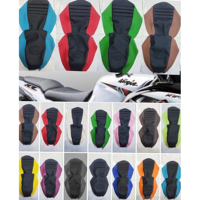 Bungkus Jok Ninja RR NEW bahan MBtech/KULIT JOK kawasaki NINJA RRnew