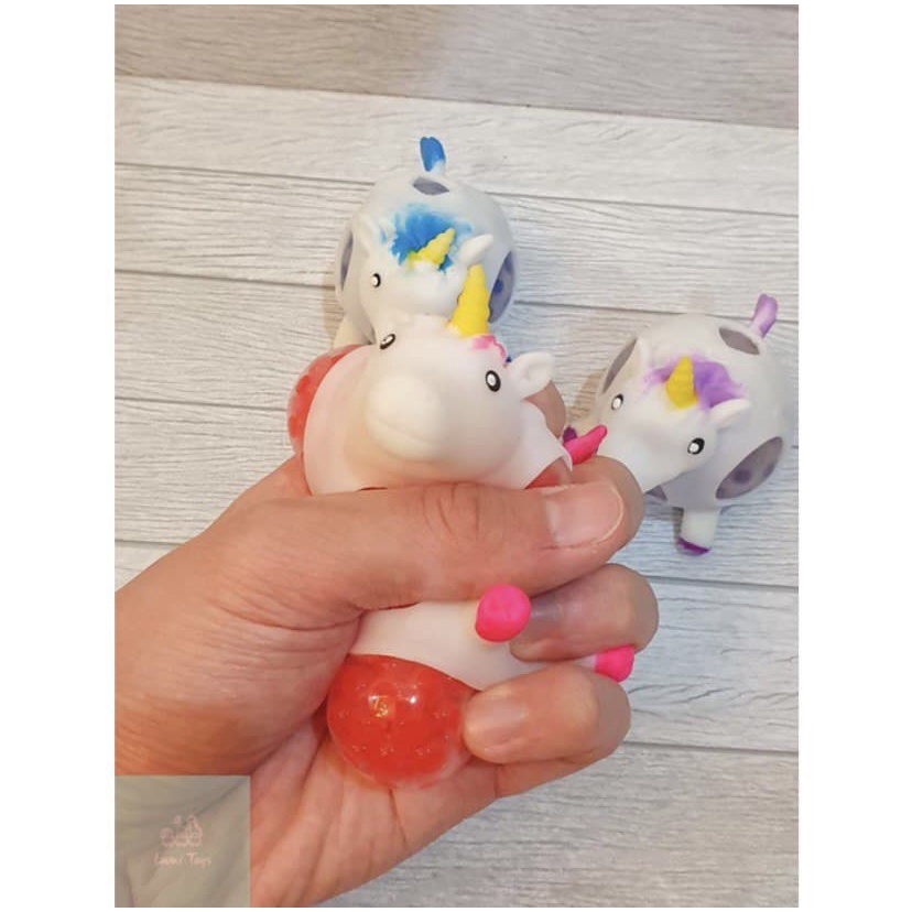 Stress Ball Unicorn Fidget Toys Pop It Mainan Anak Fun Mainan Anak Squishy Pop It Orbeez Viral