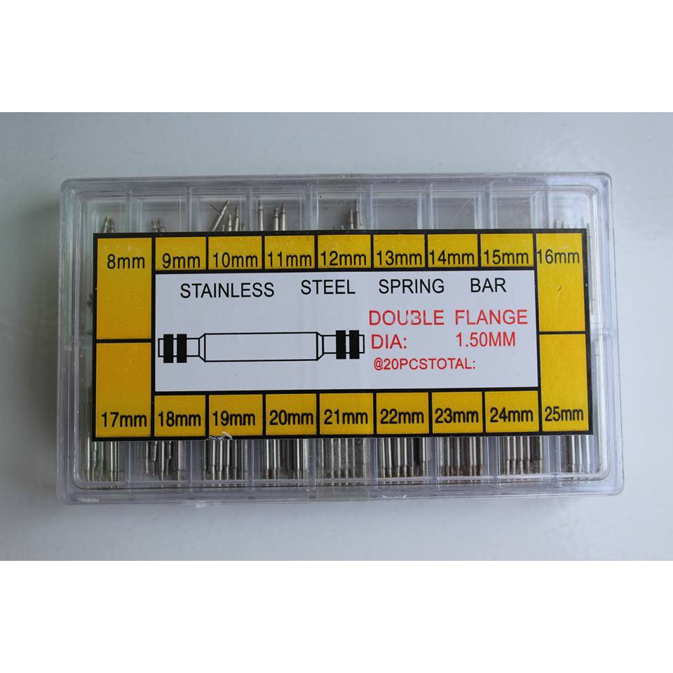 SRING BAR DOUBLE FLANGE 1,5 MM PEN JAM TANGAN PAKET 1BOX