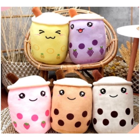 Bantal Boba Lampu LED/boneka boba /boneka boba jumbo 45cm Led/( READY STOCK )
