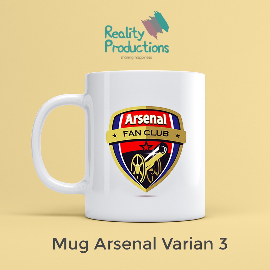 Merchandise Mug Gelas Cangkir Arsenal FC