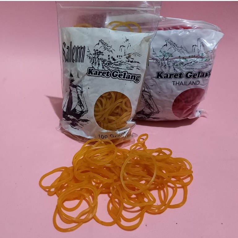 Karet GELANG 100gr/SALEM/tali Karet/karet thailand karet