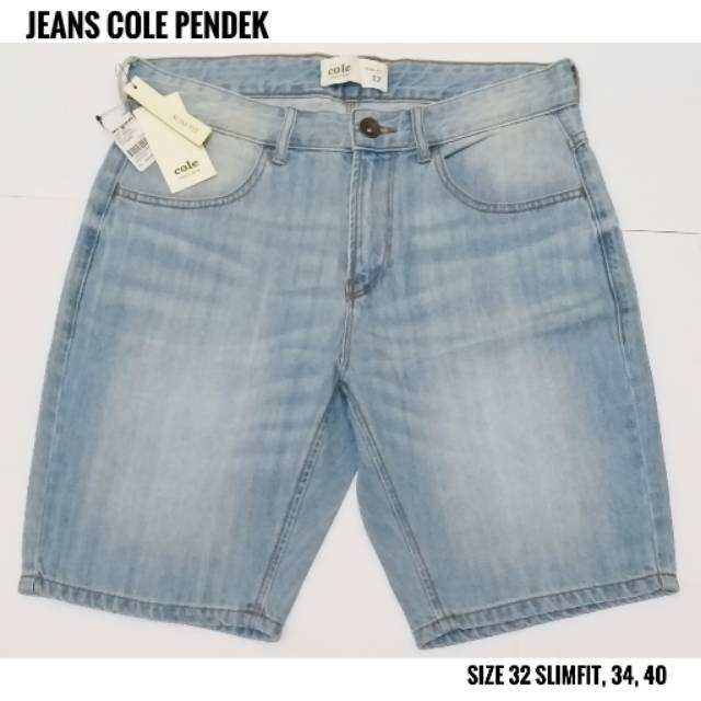 CELANA PENDEK JEANS PRIA/COWOK DEWASA COLE BRAND MATAHARI