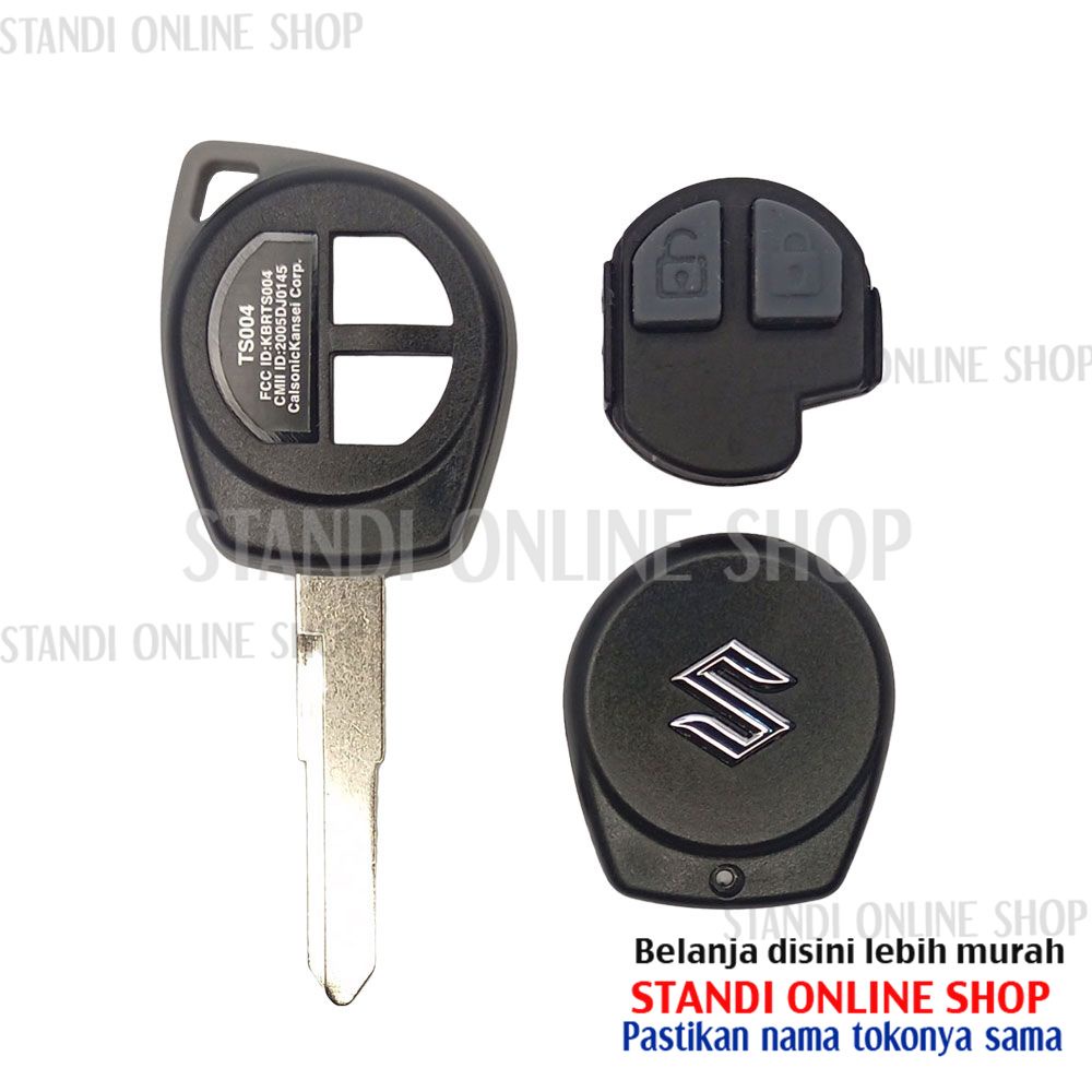 Remote Set Komplit Kunci Mobil Suzuki Swift 315Mhz ID46 OEM