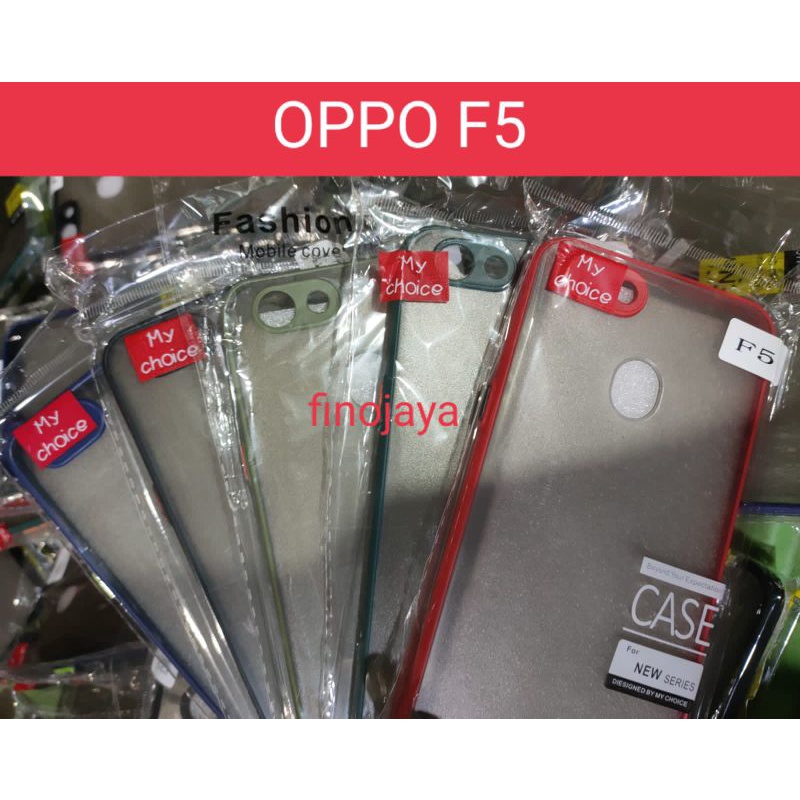 Case Aero My choice Oppo f5 Silikon Dove pelindung Camera