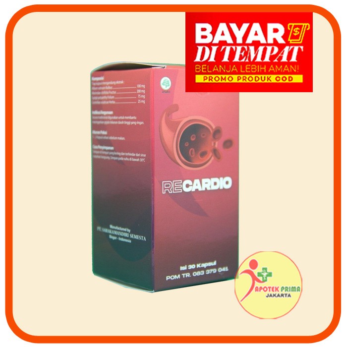 RECARDIO ORIGINAL ASLI OBAT DARAH TINGGI HERBAL | OBAT JANTUNG KORONER