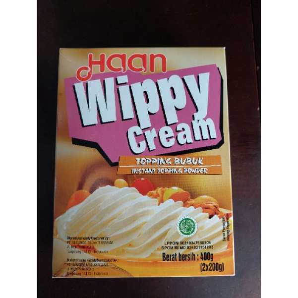 

WIPPY CREAM HAAN 400G