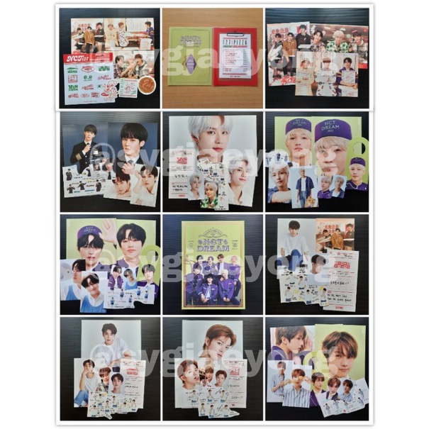 POB SMSTORE SHARING SEASON GREETING NCT 127, NCT DREAM, WAYV SG22 SEASON GREETING 2022 - TAEIL, KUN,