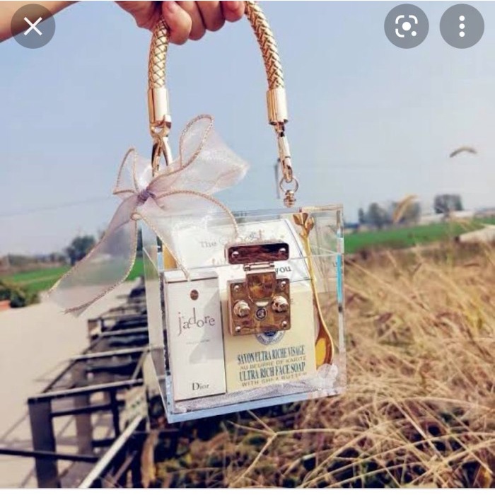 

✨ BISA COD ✨ Akrilik Tas custom PxLxT 30x15x15cm