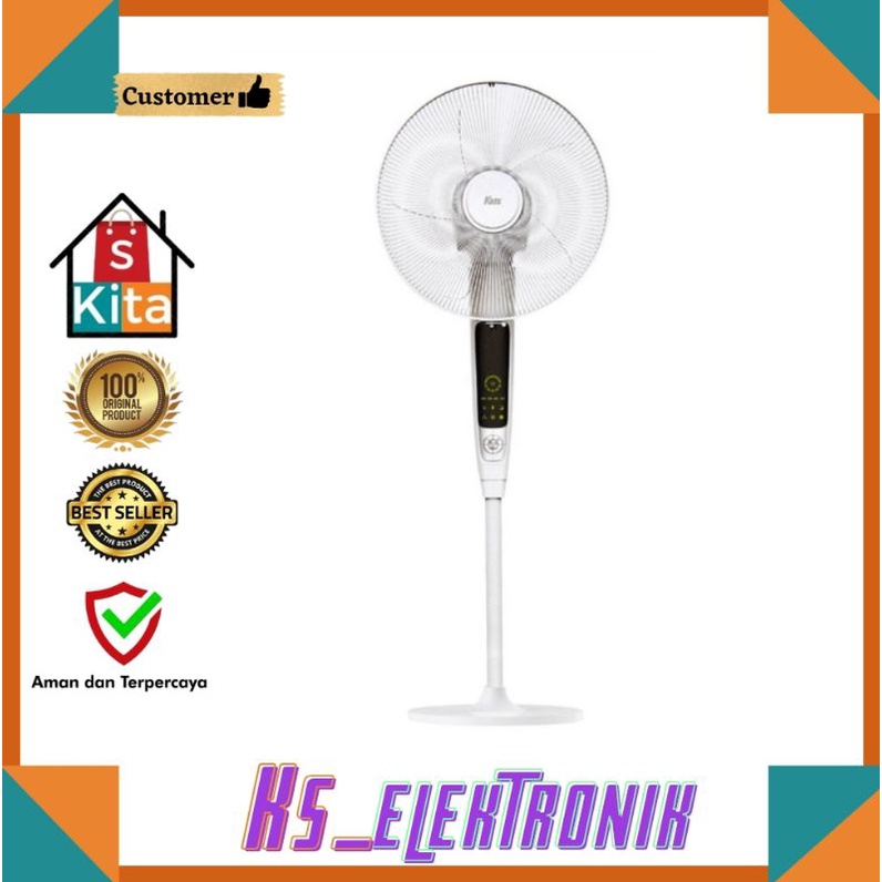 kipas angin/kipas angin berdiri/Kipas angin lantai Kris swing 360 derajat dengan remote