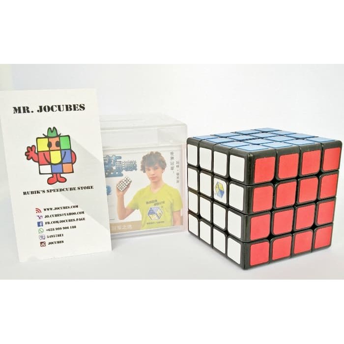 Rubik Kubus - Pelumas Rubik - Rubik Yongjun 4X4 Yuxin Blue Rubik Speed Cube Produk Terbaik