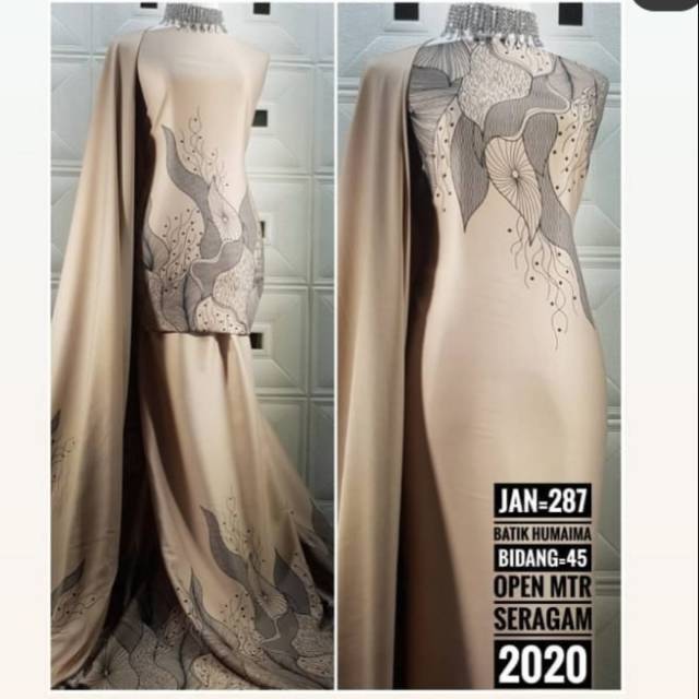 KAIN MALAYSIA BAHAN SATIN SILK 1BAKAL/4 METER