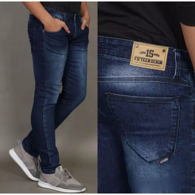 Celana jeans TERLARIS - celana jeans pria slimfit streetch Original New INDIOUS Denim / celana pria jeans