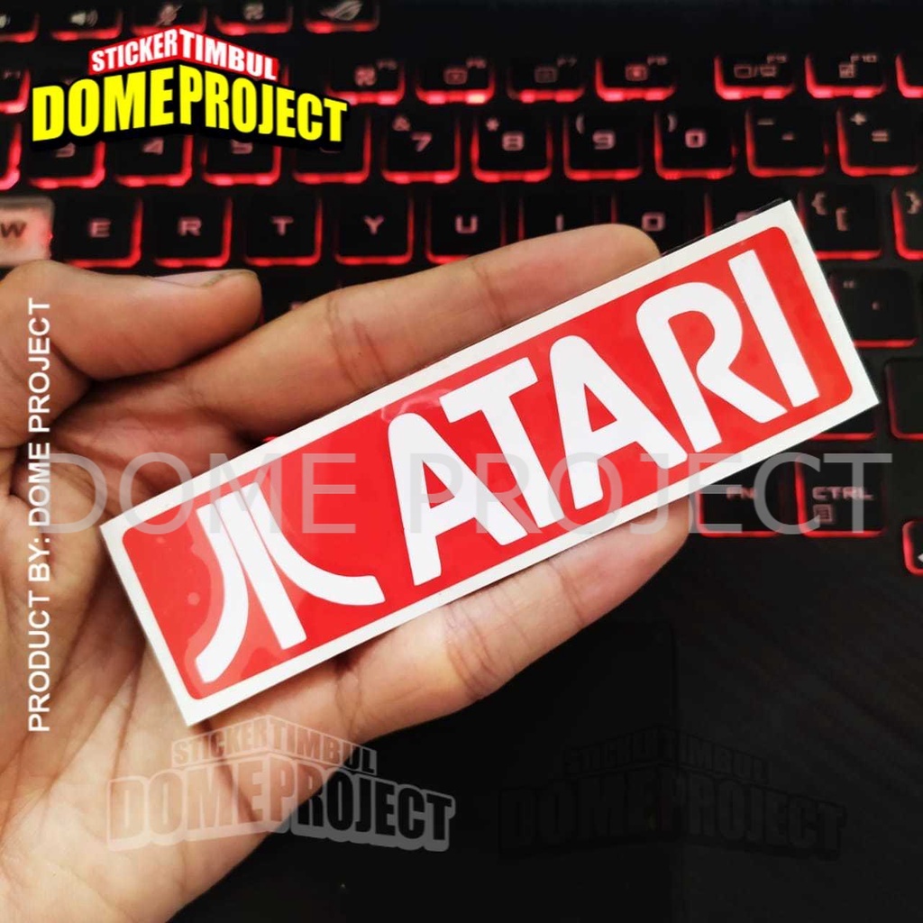 STIKER MOTOR ATARI STIKER CUTTING OUTDOOR IMPORT STIKER MOBIL AKSESORIS SEPEDA MOTOR