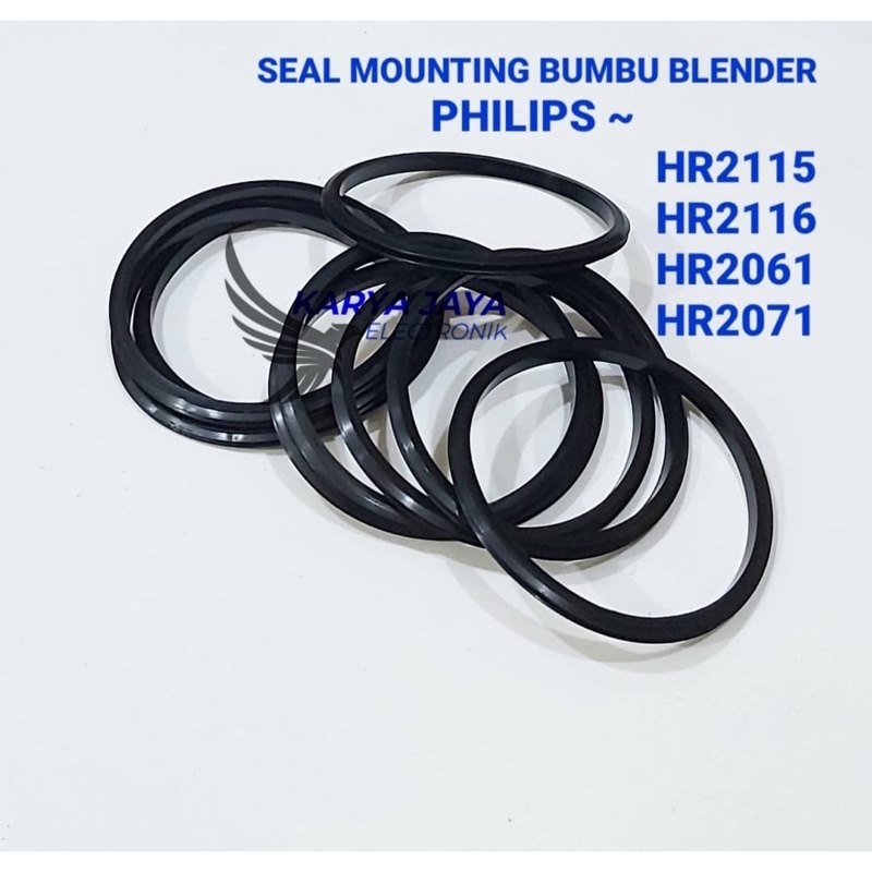 SEAL Mounting BUMBU Blender Philips 2 Ply -Karet Paking Gelas MILL 2061 2071 2115 2116