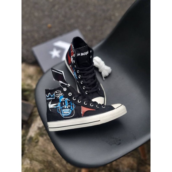 Converse 70s High x Jean Michael Basquait Black White