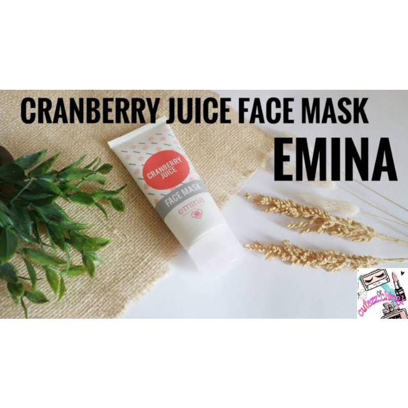 ☃Cutezz_Ching1☃Emina Cranberry Juice Face Mask 60ml