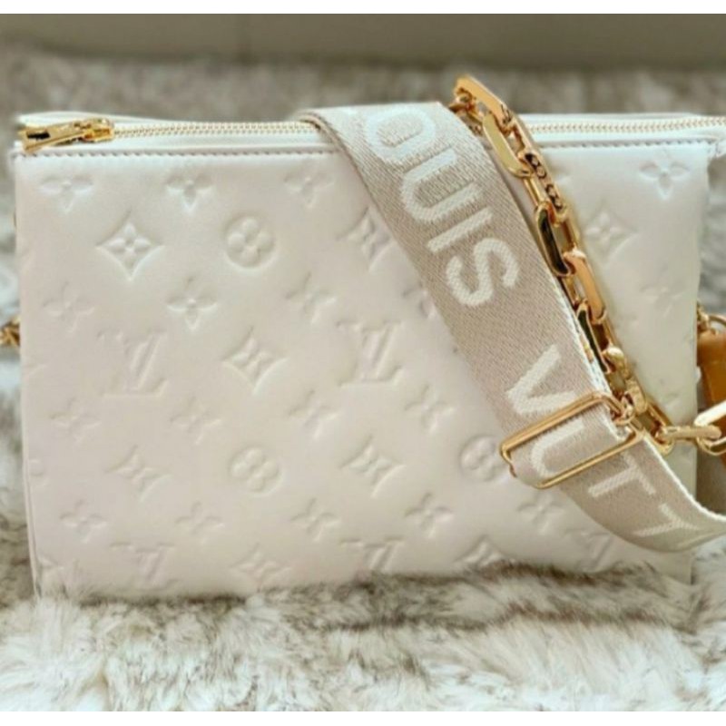 Tas LV coussin PM monogram embossed leather 25 cm HANDMADE