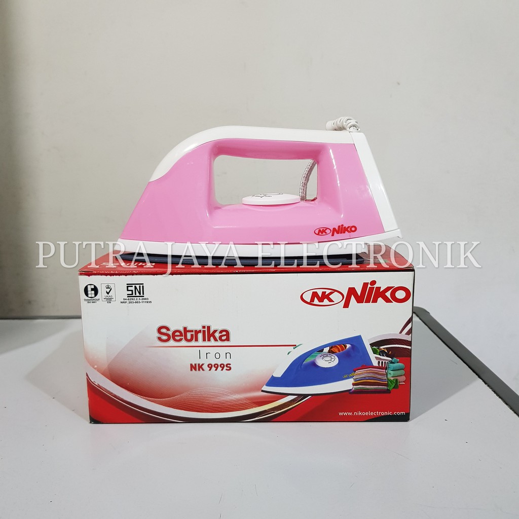 SETRIKA NIKO NK 999 S DRY IRON ANTI LENGKET