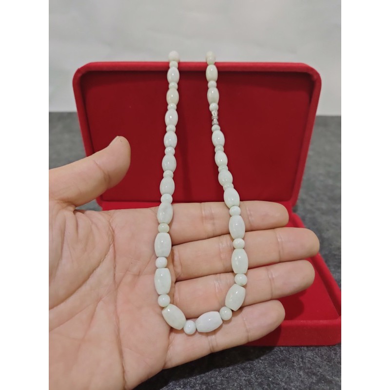 kalung batu giok murni asli original Import Taiwan