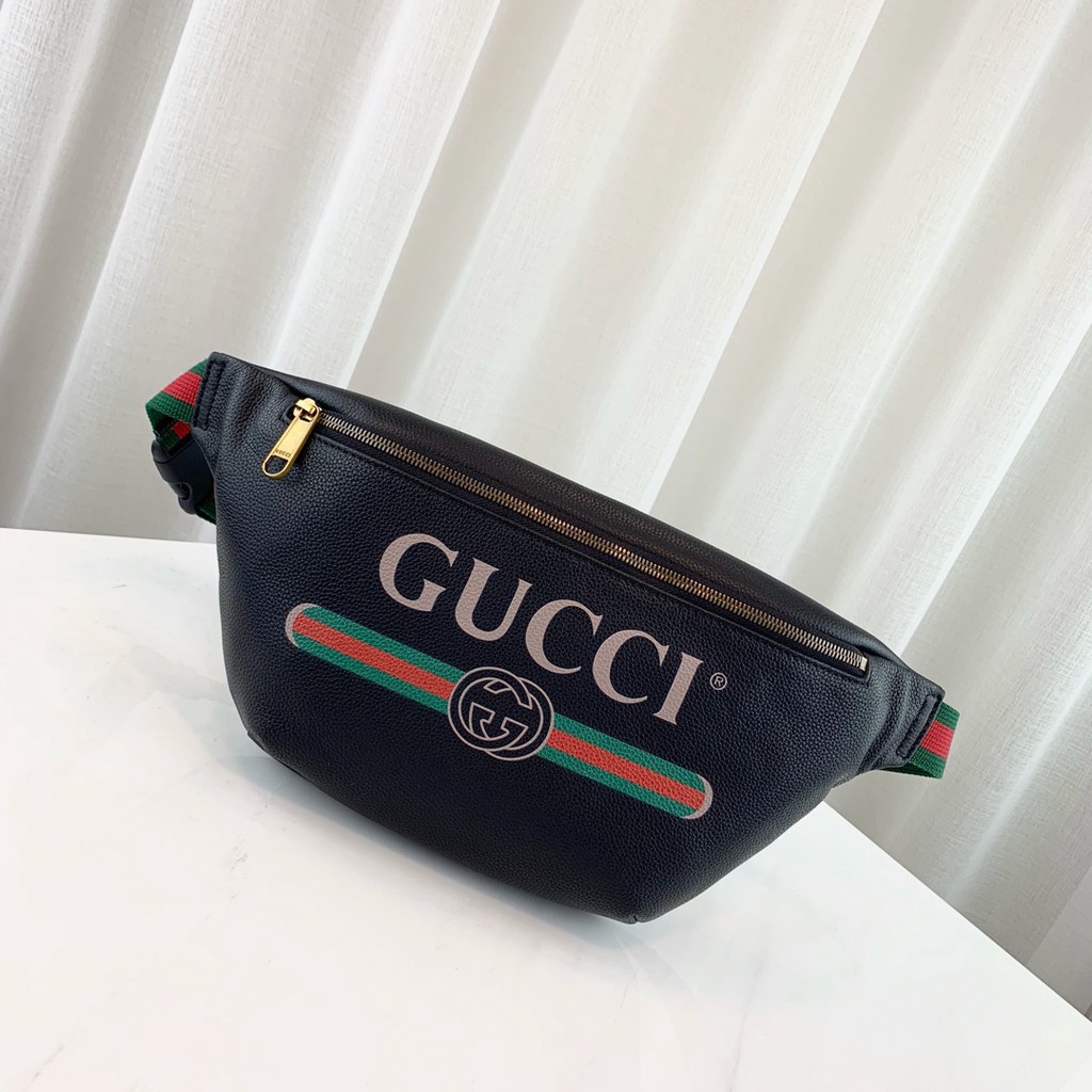 gucci waist bag black