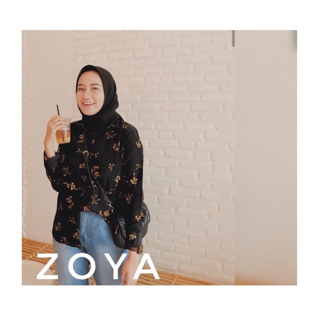 Vanya blouse monalisa ori / zoya blouse / oreo blouse