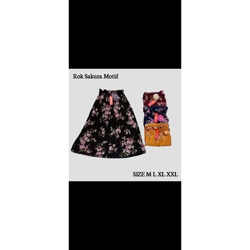 Rok plisket anak motif bunga / rok plisket anak umur 5-10 tahun