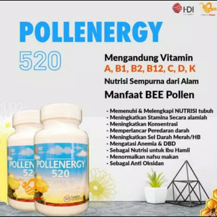 

PROMO TERBATAS - POLLENERGY 520 100% ORI & SEGELL BUY 1 FREE POUCH DAN MASKER ORGANIK