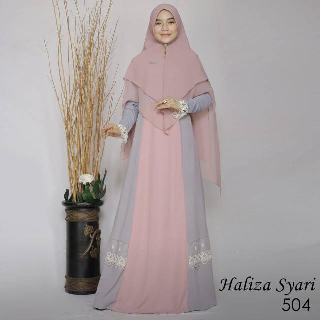 Terbaru gamis haliza 504 original by haliza syari