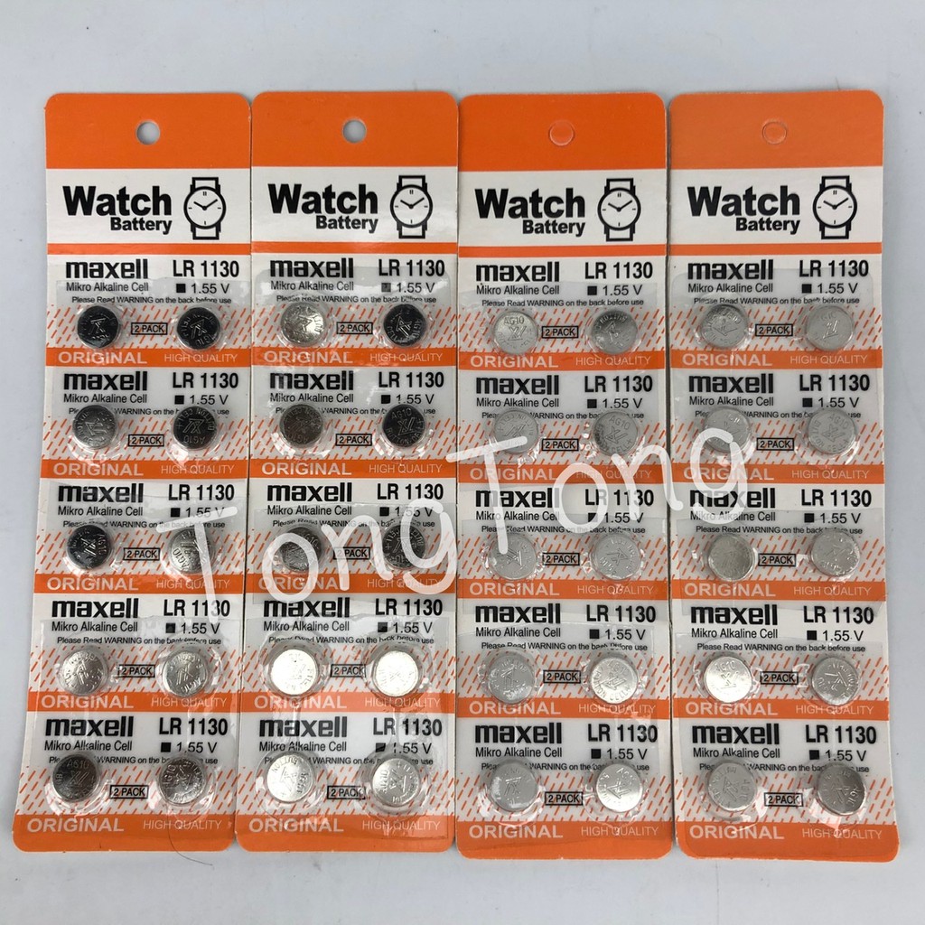 Baterai / Batre / Battery LR1130 / AG10/ LR 1130/ AG 10 Kalkulator jam watch-B08