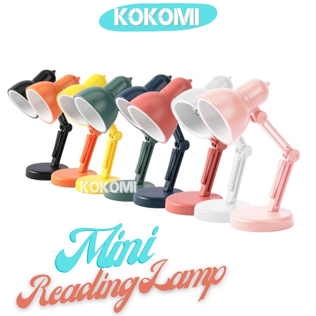kokomi mini macaron lamp led lampu belajar mini lampu baca terang lampu led mini dekorasi lampu meja