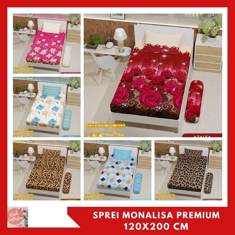 RC Monalisa Sprei Motif Minimalis Ukuran 120x200