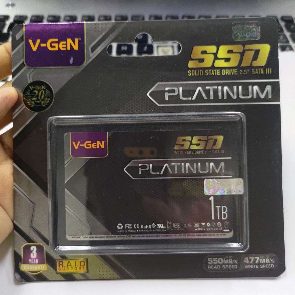 SSD V-gen Vgen 1TB SATA resmi