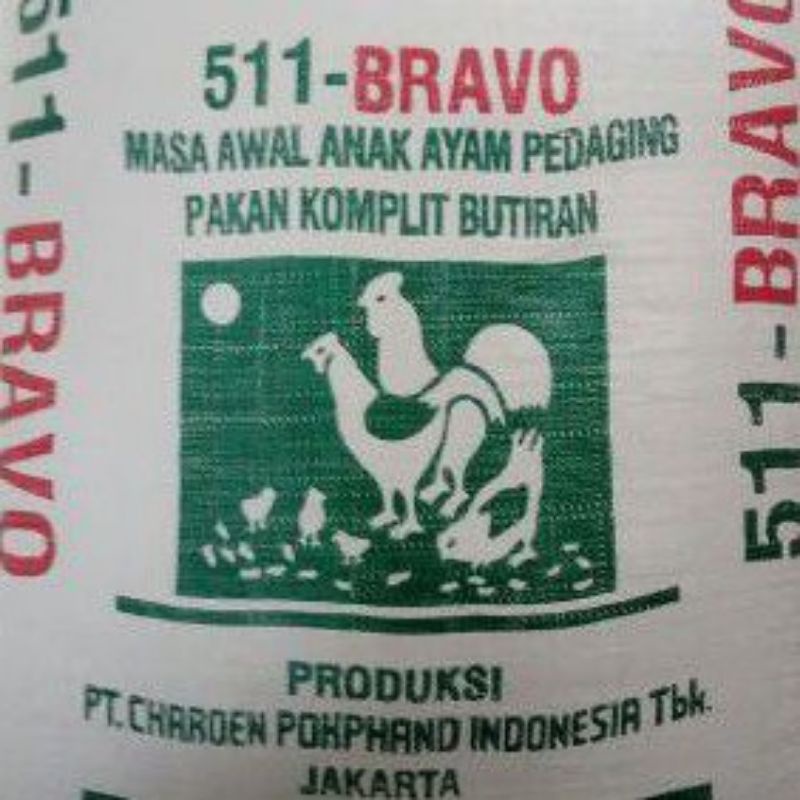 Pur pakan ayam gemuk bravo 511 50kg